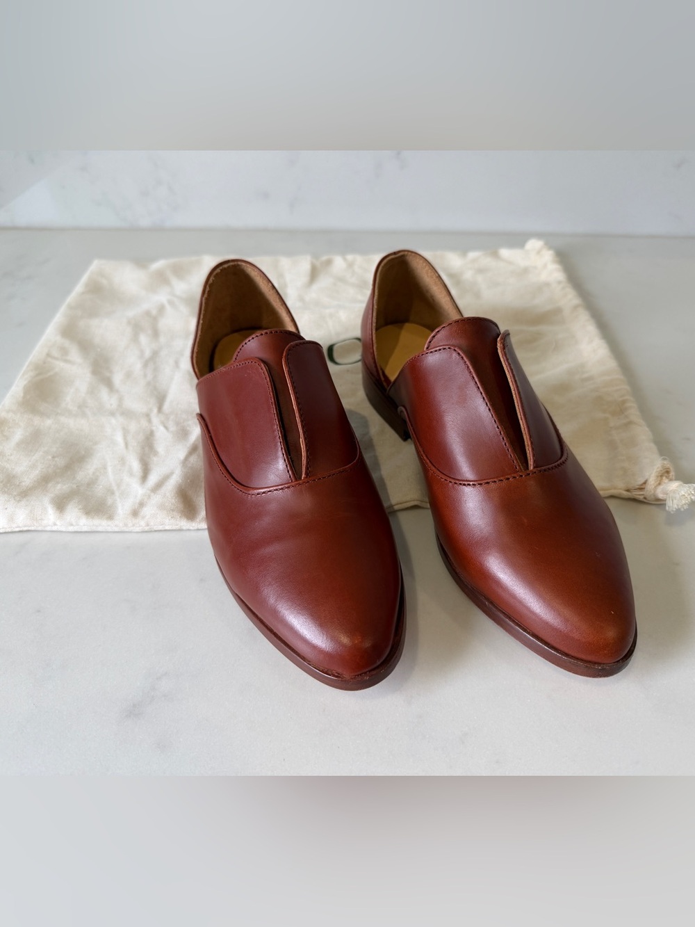 BRAND NEW, Nisolo Emma d’Orsay Oxford Flats, size 6.5